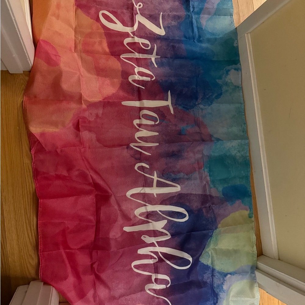 Colorful Zeta Tau Alpha Tapestry/Flag